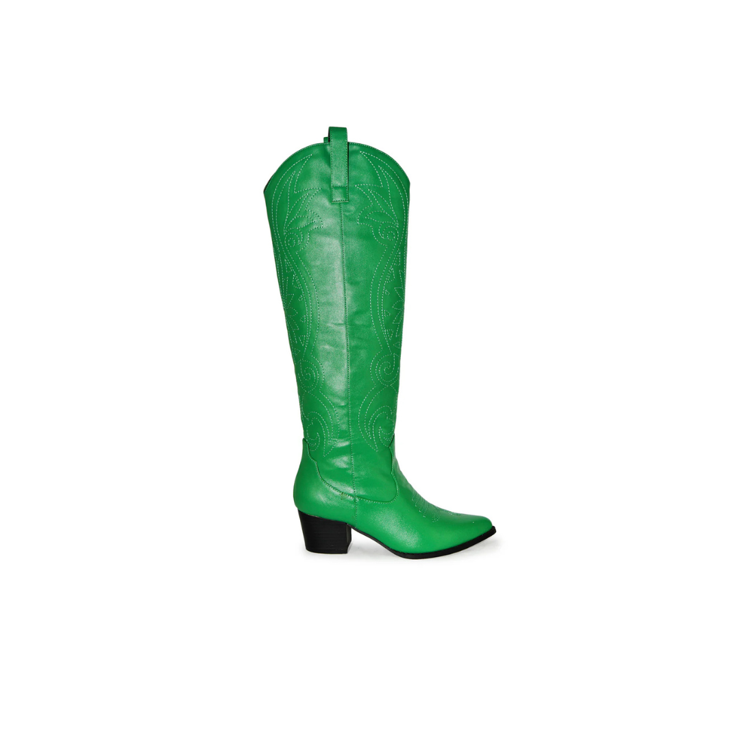 Kelly Green Cowgirl Boots